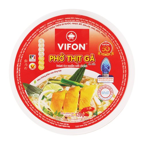 Phở Thịt Gà Vifon Thùng 12 bát x 120g
