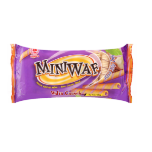 Bánh Xốp Khoai Môn Miniwaf Hải Hà Gói 125g x Thùng 45 Gói