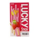 Bánh Hương Dâu Lucky Stick Meiji Hộp 45g