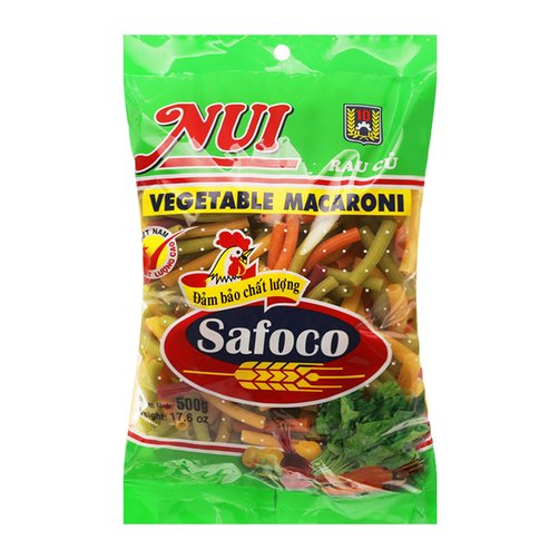 Nui Ống Lớn Rau Củ Safoco Gói 500g