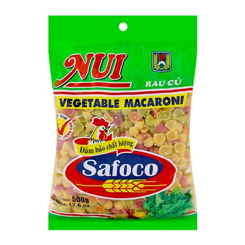 Nui Rau Củ Safoco Gói 500g - Cung cấp thực phẩm Csfood