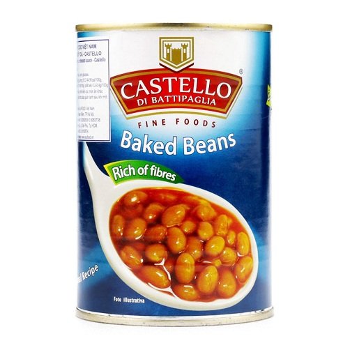 Đậu Sốt Cà Chua Castello hộp 400g - Cung cấp thực phẩm Csfood