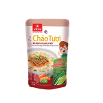 Cháo Tươi Thịt Bò Đậu Hà Lan Cà Rốt Vifon Gói 240g x Thùng 20 Gói