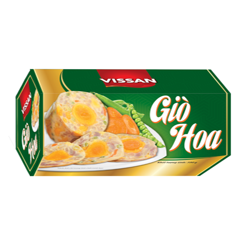Giò Hoa Vissan Cây 500g - Cung cấp thực phẩm Csfood Giò Hoa Vissan Cây 500G - Cung Cấp Thực Phẩm Csfood
