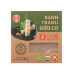 Bánh Tráng Hữu Cơ Loại 22cm Bích Chi Hộp 200g