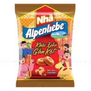 Kẹo Alpenliebe Caramen & Dâu túi 2kg